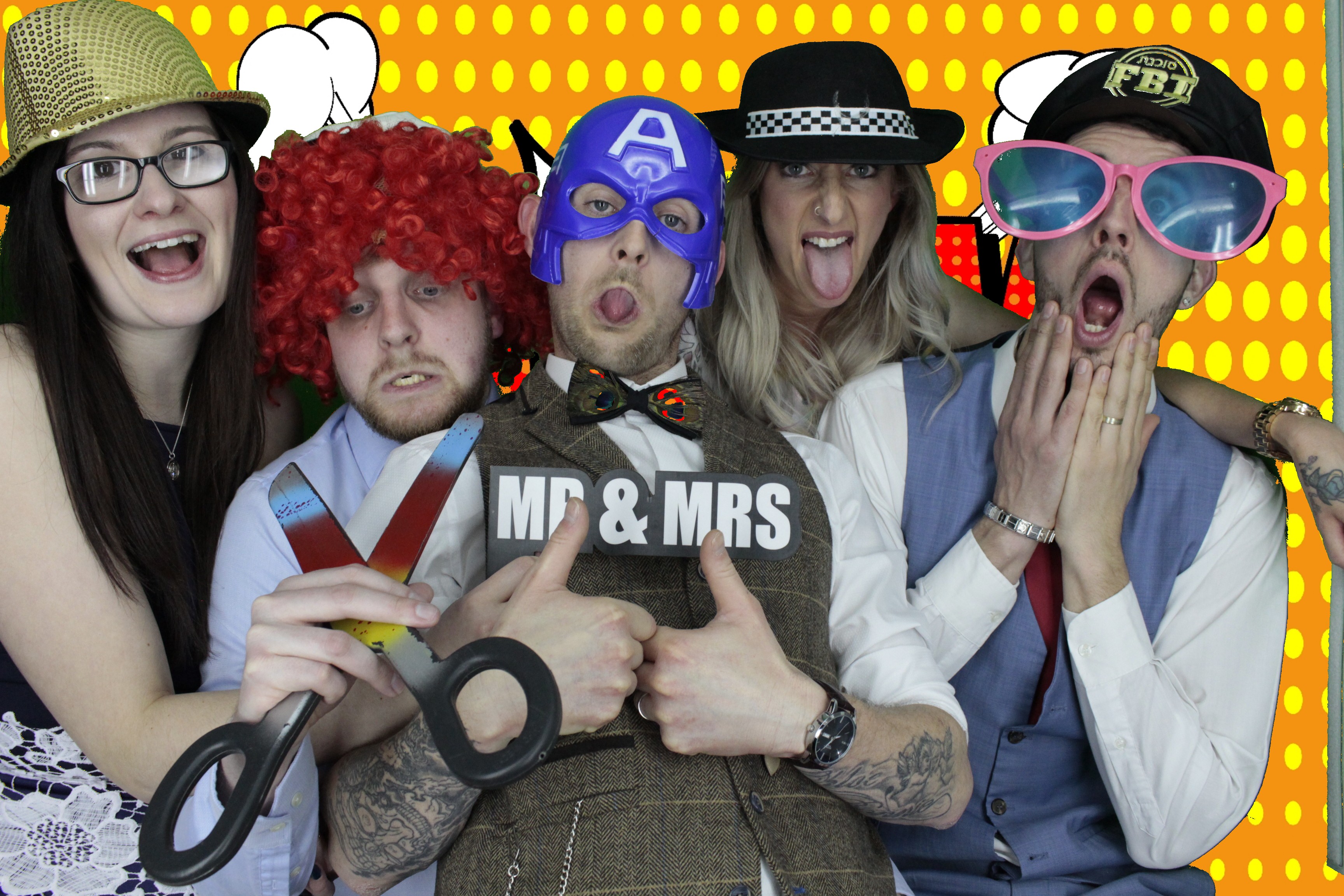 Nikki Carr's Wedding | View more photos from the event at gallery.myphotoboothexperience.co.uk/u/MyPhotoBoothExperienceLtd/Nikki-Carrs-Wedding